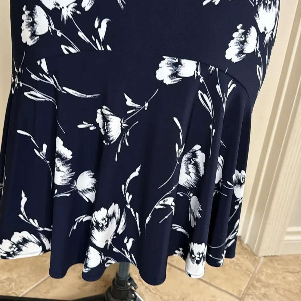 Chaps navy skirt XL - Picture 3 of 4